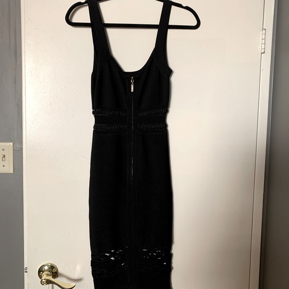 Black body- con, Guess by Marciano dress, unique style worn once. - Picture 2 of 7